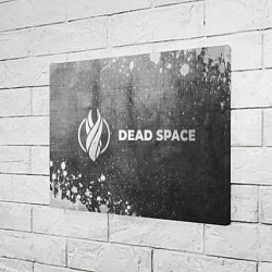 Холст прямоугольный Dead Space - grey gradient по-горизонтали, цвет: 3D-принт — фото 2