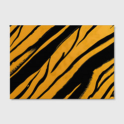 Холст прямоугольный Тигровый раскрас, цвет: 3D-принт — фото 2