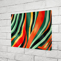 Холст прямоугольный Тропическая жаркая абстракция, цвет: 3D-принт — фото 2