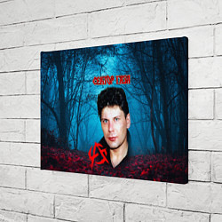 Холст прямоугольный Сектор газа вечерний лес, цвет: 3D-принт — фото 2