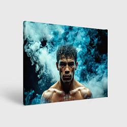 Холст прямоугольный Артуро Гатти в дыму, цвет: 3D-принт