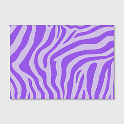 Холст прямоугольный Лавандовый тигровый паттерн, цвет: 3D-принт — фото 2