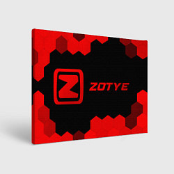 Картина прямоугольная Zotye - red gradient по-горизонтали