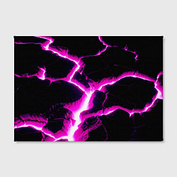 Холст прямоугольный Color pink black, цвет: 3D-принт — фото 2