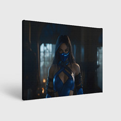 Картина прямоугольная Китана в маске