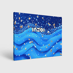 Холст прямоугольный Inzoi логотип, цвет: 3D-принт
