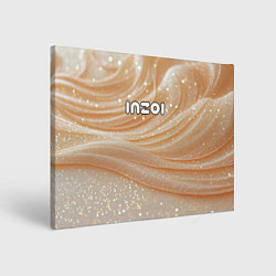 Картина прямоугольная Inzoi лого на блестящем фоне