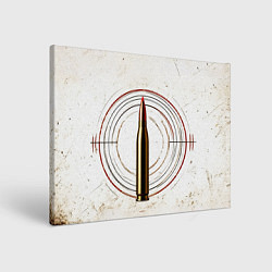 Картина прямоугольная Патрон на белом