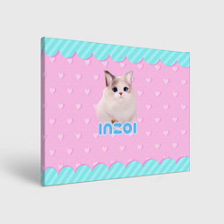 Картина прямоугольная Inzoi с кошечкой