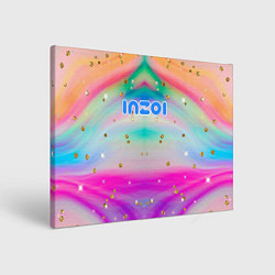 Картина прямоугольная Inzoi с золотыми звездочками