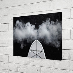 Холст прямоугольный Sup-доска в чб, цвет: 3D-принт — фото 2