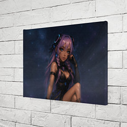 Холст прямоугольный Ситлали со звездами - Genshin Impact, цвет: 3D-принт — фото 2