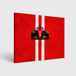 Картина прямоугольная Формула 1 на красном