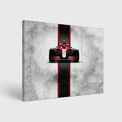 Картина прямоугольная Формула 1 на сером