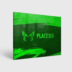 Картина прямоугольная Placebo - green gradient по-горизонтали
