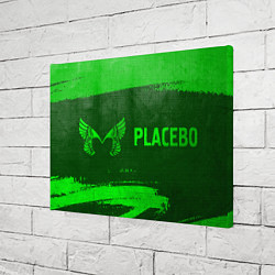 Холст прямоугольный Placebo - green gradient по-горизонтали, цвет: 3D-принт — фото 2