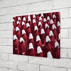 Холст прямоугольный Рассказ служанки паттерн, цвет: 3D-принт — фото 2