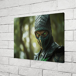Холст прямоугольный Мортал комбат Рептилия, цвет: 3D-принт — фото 2