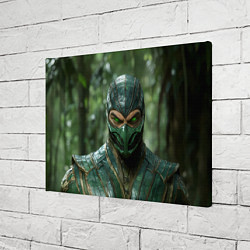 Холст прямоугольный Рептилия с зелеными глазами, цвет: 3D-принт — фото 2