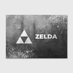 Холст прямоугольный Zelda - grey gradient по-горизонтали, цвет: 3D-принт — фото 2