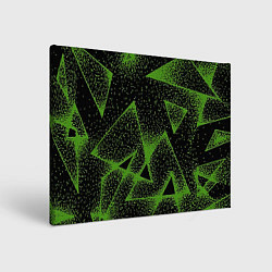 Картина прямоугольная Triangles with dots