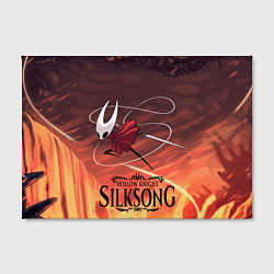Холст прямоугольный Герой Hollow knight silksong, цвет: 3D-принт — фото 2