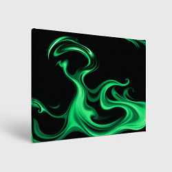 Холст прямоугольный Color green smoke, цвет: 3D-принт