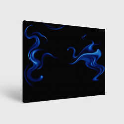 Картина прямоугольная Color blue abstraction