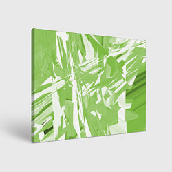 Картина прямоугольная Color white green