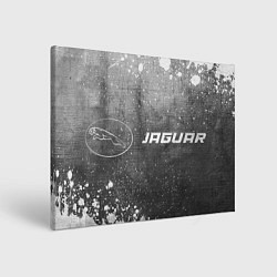 Картина прямоугольная Jaguar - grey gradient по-горизонтали