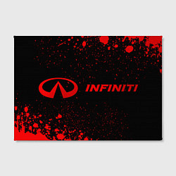 Холст прямоугольный Infiniti - red gradient по-горизонтали, цвет: 3D-принт — фото 2