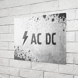Холст прямоугольный AC DC - white gradient по-горизонтали, цвет: 3D-принт — фото 2