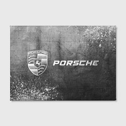Холст прямоугольный Porsche - grey gradient по-горизонтали, цвет: 3D-принт — фото 2