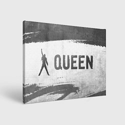 Холст прямоугольный Queen - white gradient по-горизонтали, цвет: 3D-принт