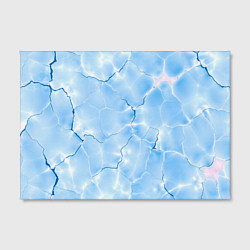 Холст прямоугольный Прозрачная голубая вода, цвет: 3D-принт — фото 2
