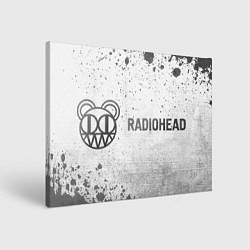 Картина прямоугольная Radiohead - white gradient по-горизонтали