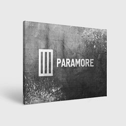 Холст прямоугольный Paramore - grey gradient по-горизонтали, цвет: 3D-принт