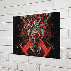 Холст прямоугольный Doom постер к игре, цвет: 3D-принт — фото 2