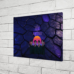 Холст прямоугольный Astro retro style, цвет: 3D-принт — фото 2