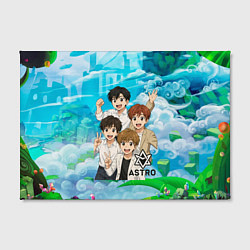 Холст прямоугольный Astro в аниме стиле, цвет: 3D-принт — фото 2