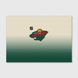 Холст прямоугольный Миннесота Уайлд - геометрический градиент, цвет: 3D-принт — фото 2