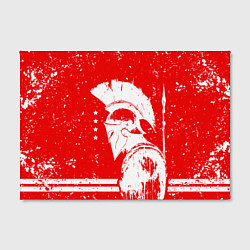 Холст прямоугольный Спартак - воин спарты, цвет: 3D-принт — фото 2