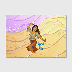 Холст прямоугольный Lana Del Rey танцует, цвет: 3D-принт — фото 2