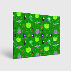 Картина прямоугольная Halloween green