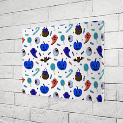 Холст прямоугольный Halloween white, цвет: 3D-принт — фото 2