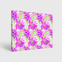 Картина прямоугольная Palm tree pink
