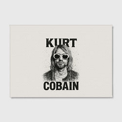 Холст прямоугольный Kurt Cobain - grunge-art, цвет: 3D-принт — фото 2