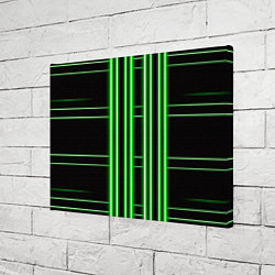 Холст прямоугольный Neon green, цвет: 3D-принт — фото 2