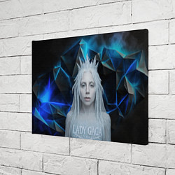 Холст прямоугольный Леди Гага стиль снежной королевы, цвет: 3D-принт — фото 2