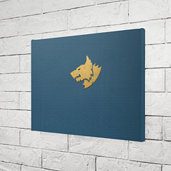 Холст прямоугольный Космические Волки, цвет: 3D-принт — фото 2